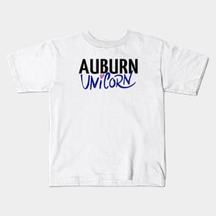 Auburn Unicorn Kids T-Shirt